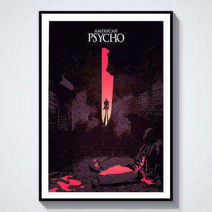 Flex Designs Poster American Psycho Minimalist 5 x 7" Home Goods - Movie 2000 Movie Poster