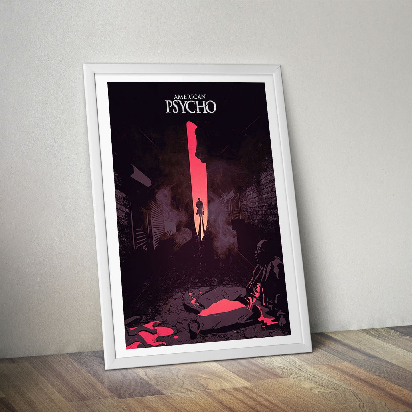 Flex Designs Poster American Psycho Minimalist 5 x 7" Home Goods - Movie 2000 Movie Poster