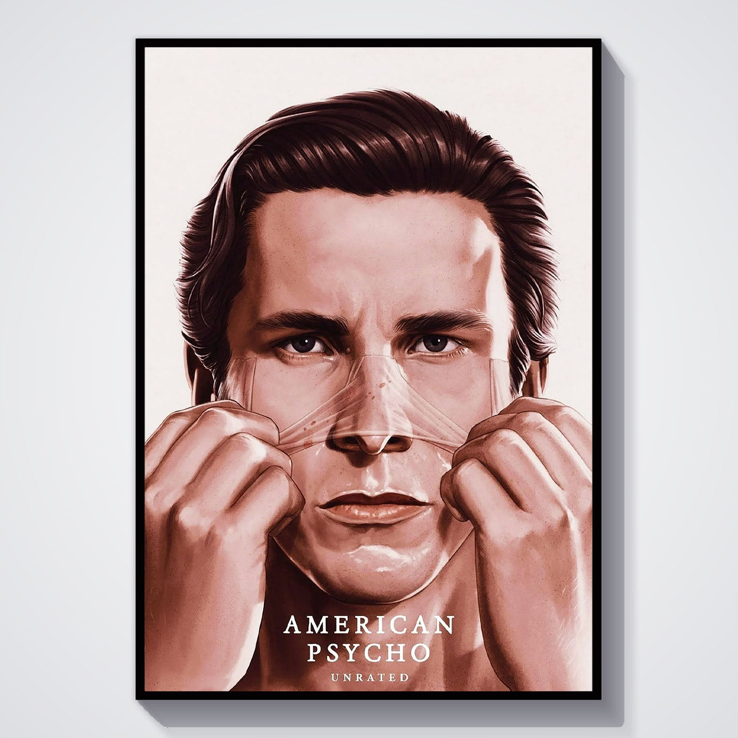 Flex Designs Poster American Psycho Drawing 11 x 17" Home Goods - Movie 2000 Movie Poster
