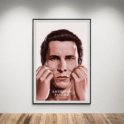 Flex Designs Poster American Psycho Drawing 5 x 7" Home Goods - Movie 2000 Movie Poster