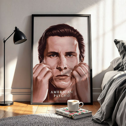 Flex Designs Poster American Psycho Drawing 11 x 17" Home Goods - Movie 2000 Movie Poster