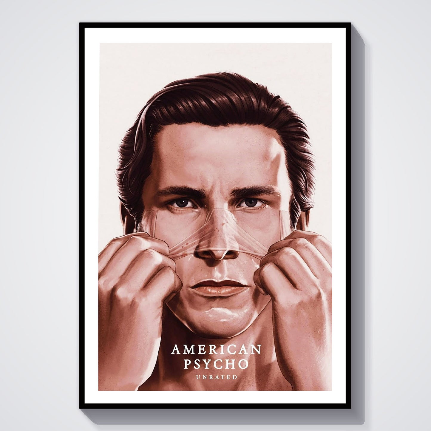 Flex Designs Poster American Psycho Drawing 5 x 7" Home Goods - Movie 2000 Movie Poster