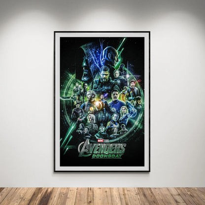 Flex Designs Poster Avengers Doomsday Sketch 5 x 7" Home Goods - Movie 2026 Movie Poster
