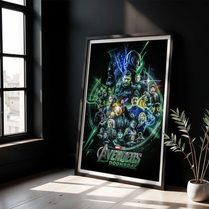 Flex Designs Poster Avengers Doomsday Sketch 5 x 7" Home Goods - Movie 2026 Movie Poster