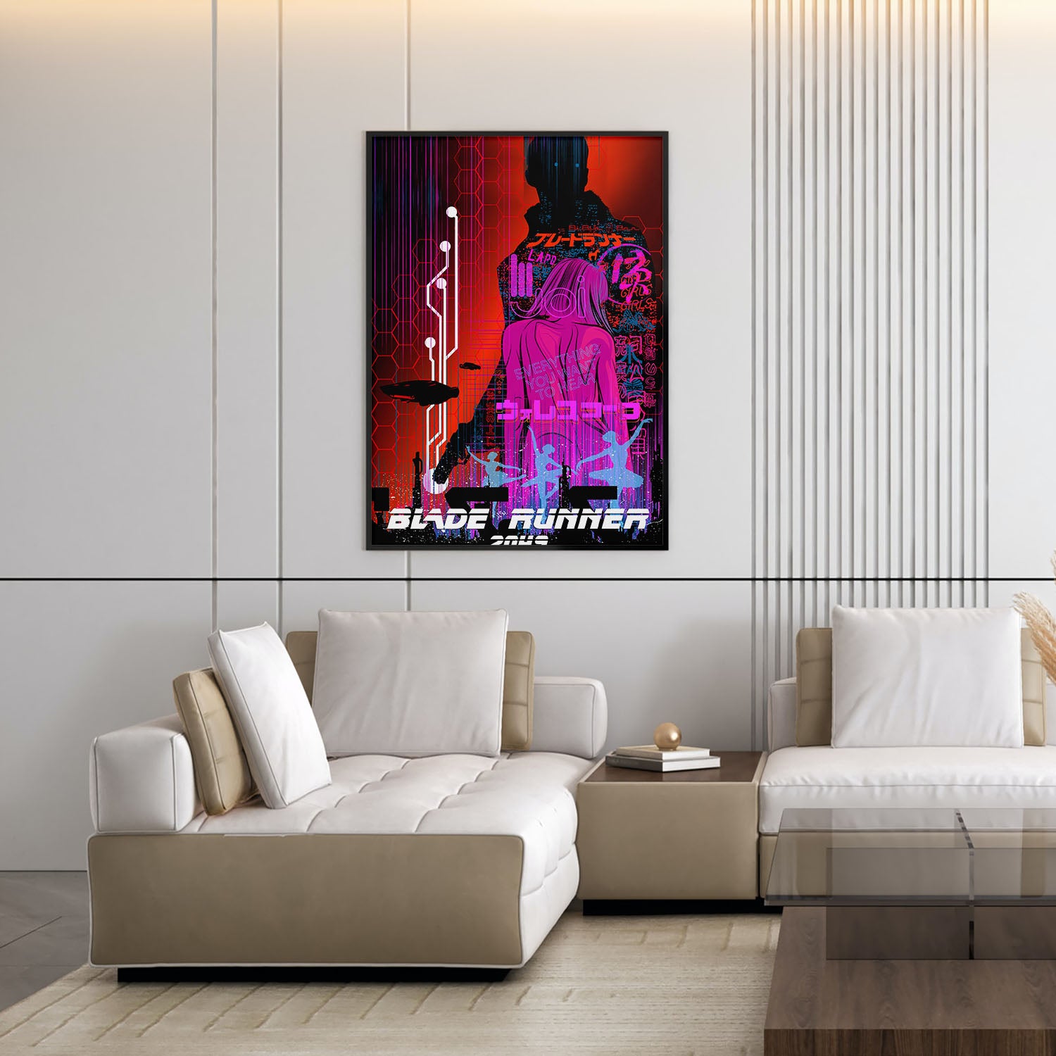 Flex Designs Poster Blade Runner 2049 Neon 11 x 17" Home Goods - Movie 2017 Movie Poster