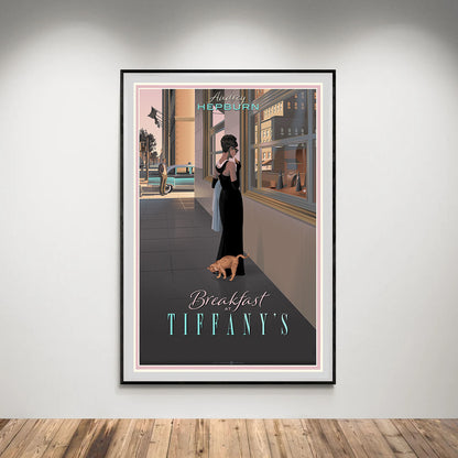 Flex Designs Poster Breakfast at Tiffanys Cartoon 5 x 7" Home Goods - Movie 1961 Movie Poster