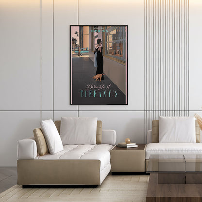 Flex Designs Poster Breakfast at Tiffanys Cartoon 11 x 17" Home Goods - Movie 1961 Movie Poster