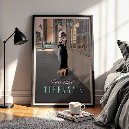 Flex Designs Poster Breakfast at Tiffanys Cartoon 11 x 17" Home Goods - Movie 1961 Movie Poster