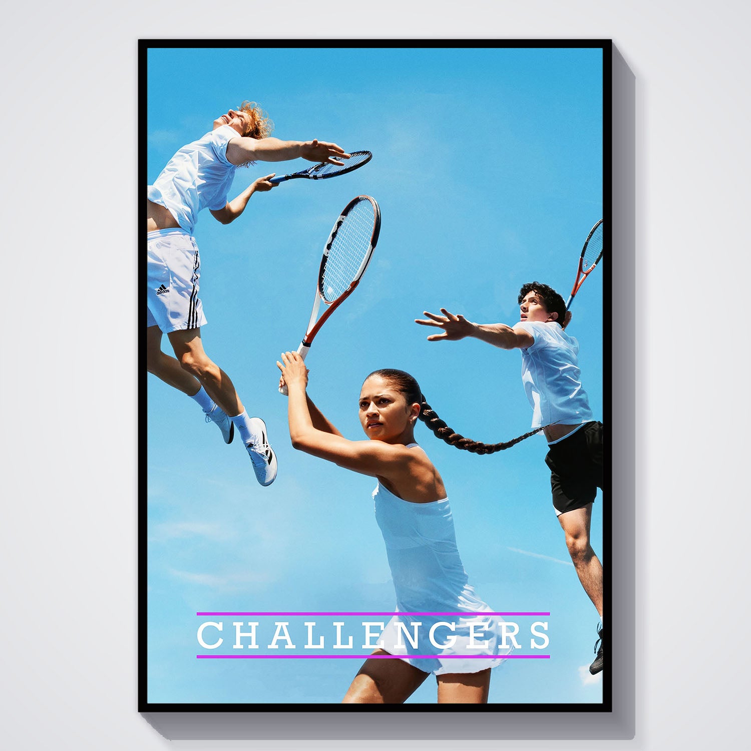 Flex Designs Poster Challengers 11 x 17" Home Goods - Movie 2024 Movie Poster