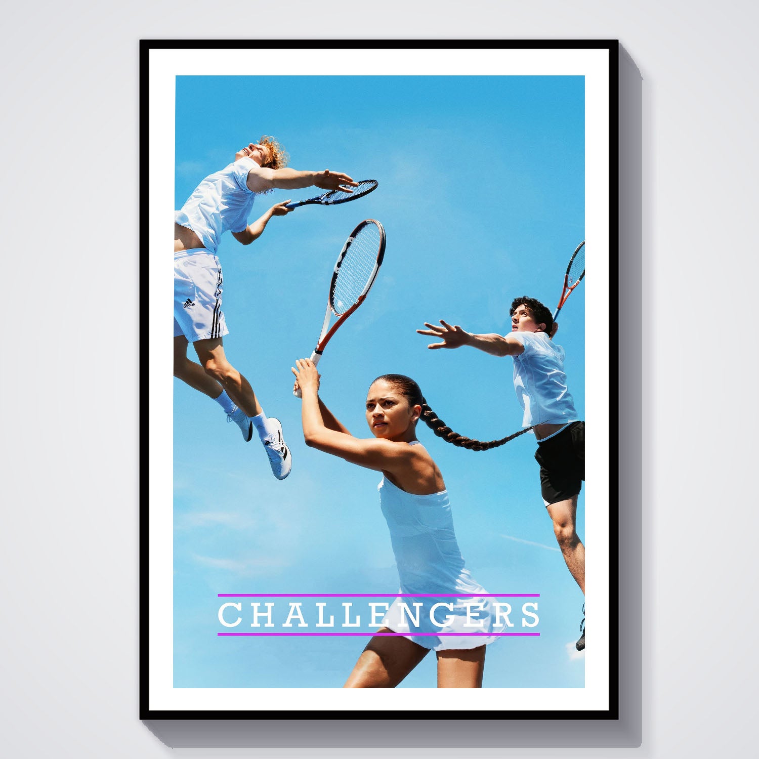 Flex Designs Poster Challengers 5 x 7" Home Goods - Movie 2024 Movie Poster