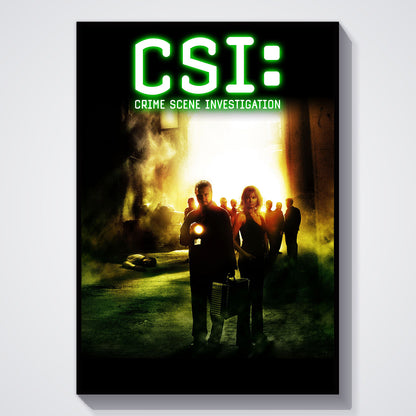 Flex Designs Poster CSI Crime Scene Investigation 11 x 17" Home Goods - TV show 2000 TV show Poster