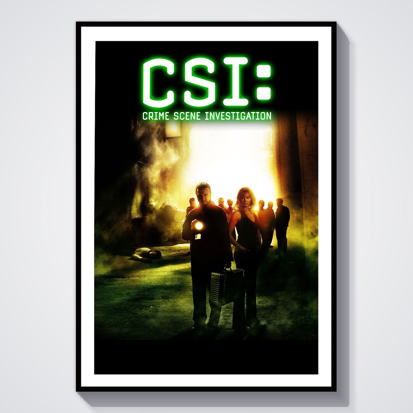 Flex Designs Poster CSI Crime Scene Investigation 5 x 7" Home Goods - TV show 2000 TV show Poster