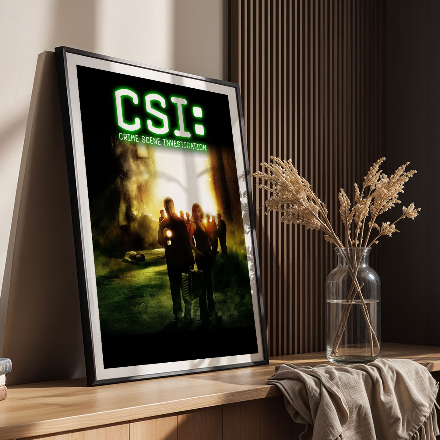 Flex Designs Poster CSI Crime Scene Investigation 11 x 17" Home Goods - TV show 2000 TV show Poster