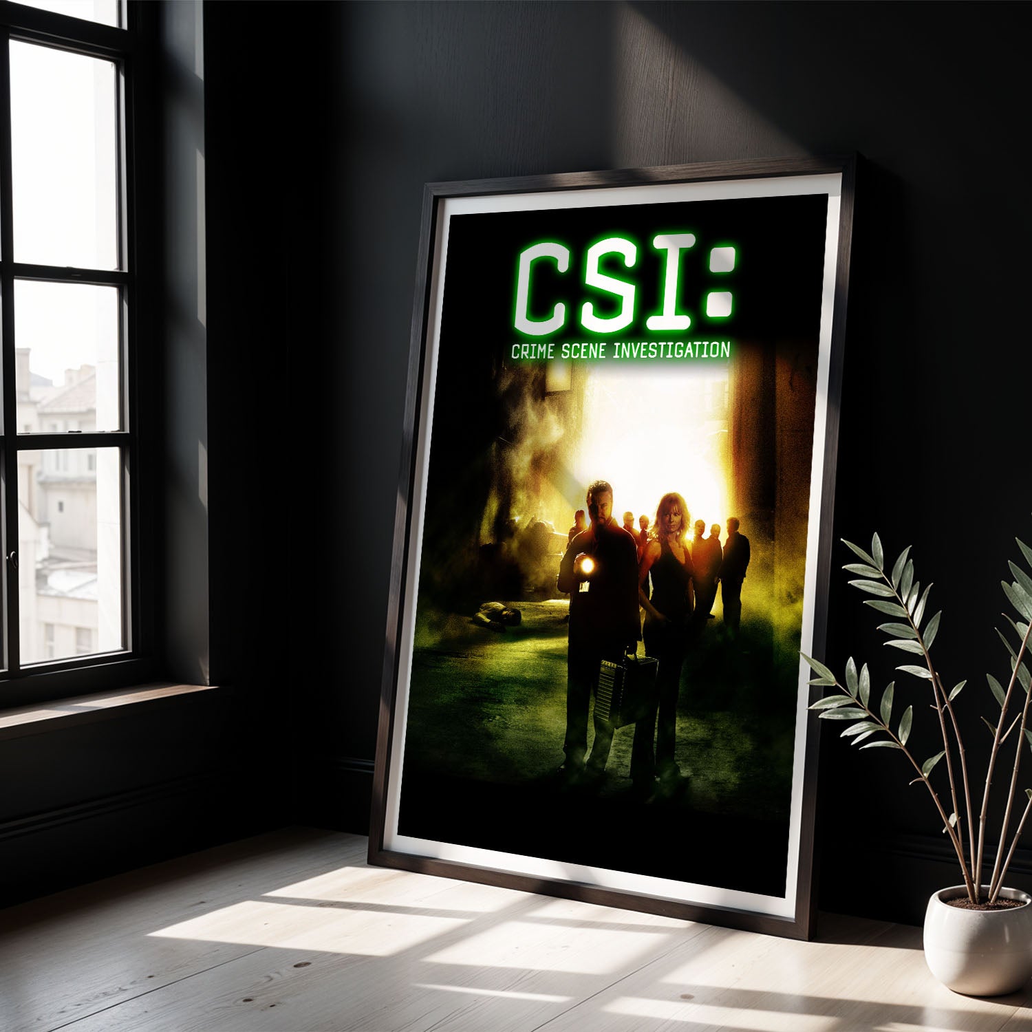 Flex Designs Poster CSI Crime Scene Investigation 5 x 7" Home Goods - TV show 2000 TV show Poster