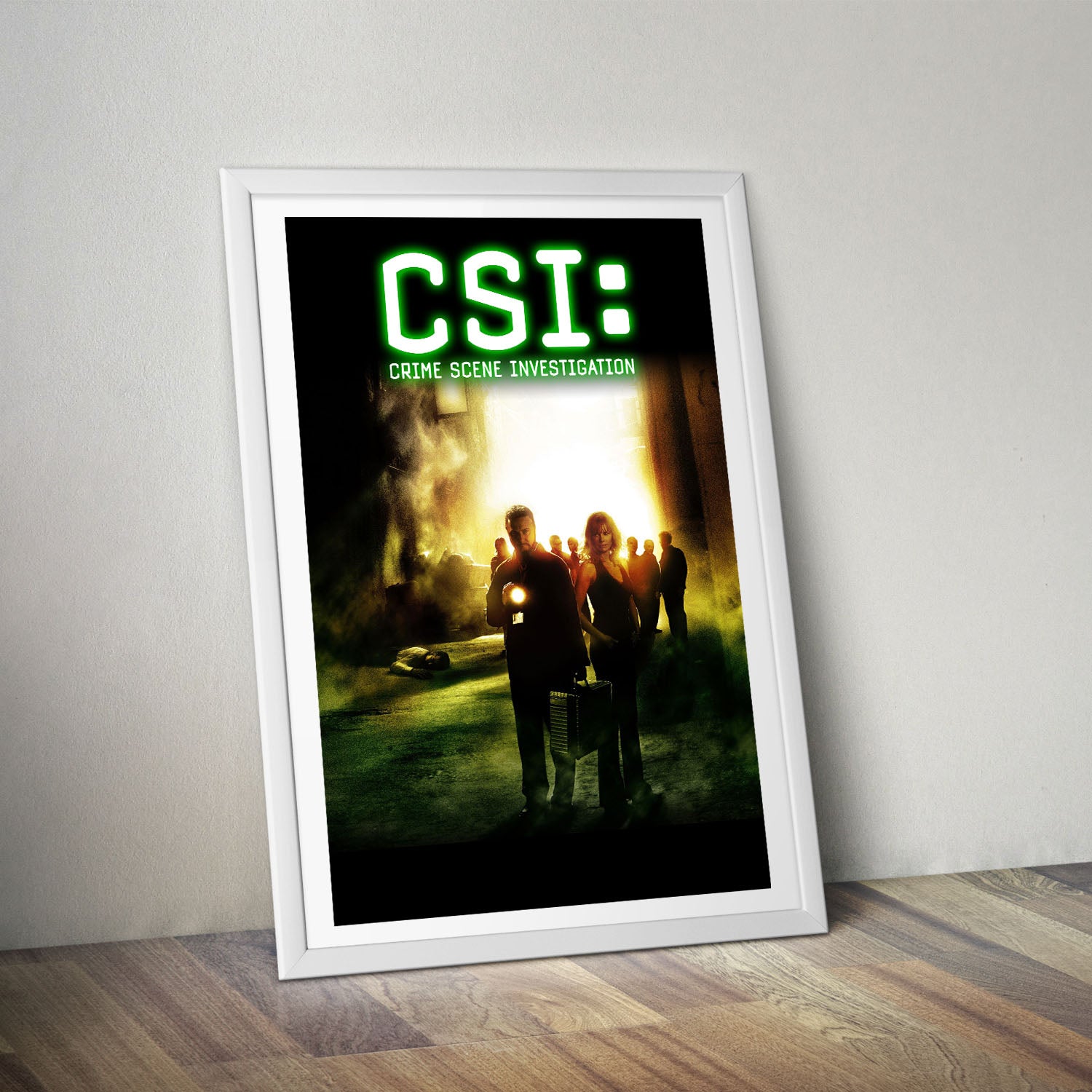 Flex Designs Poster CSI Crime Scene Investigation 5 x 7" Home Goods - TV show 2000 TV show Poster