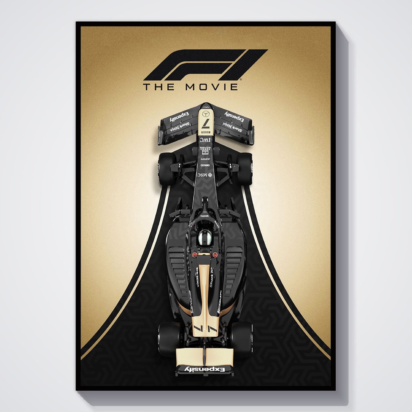 Flex Designs Poster F1 The Movie Car 11 x 17" Home Goods - Movie 2025 Movie Poster
