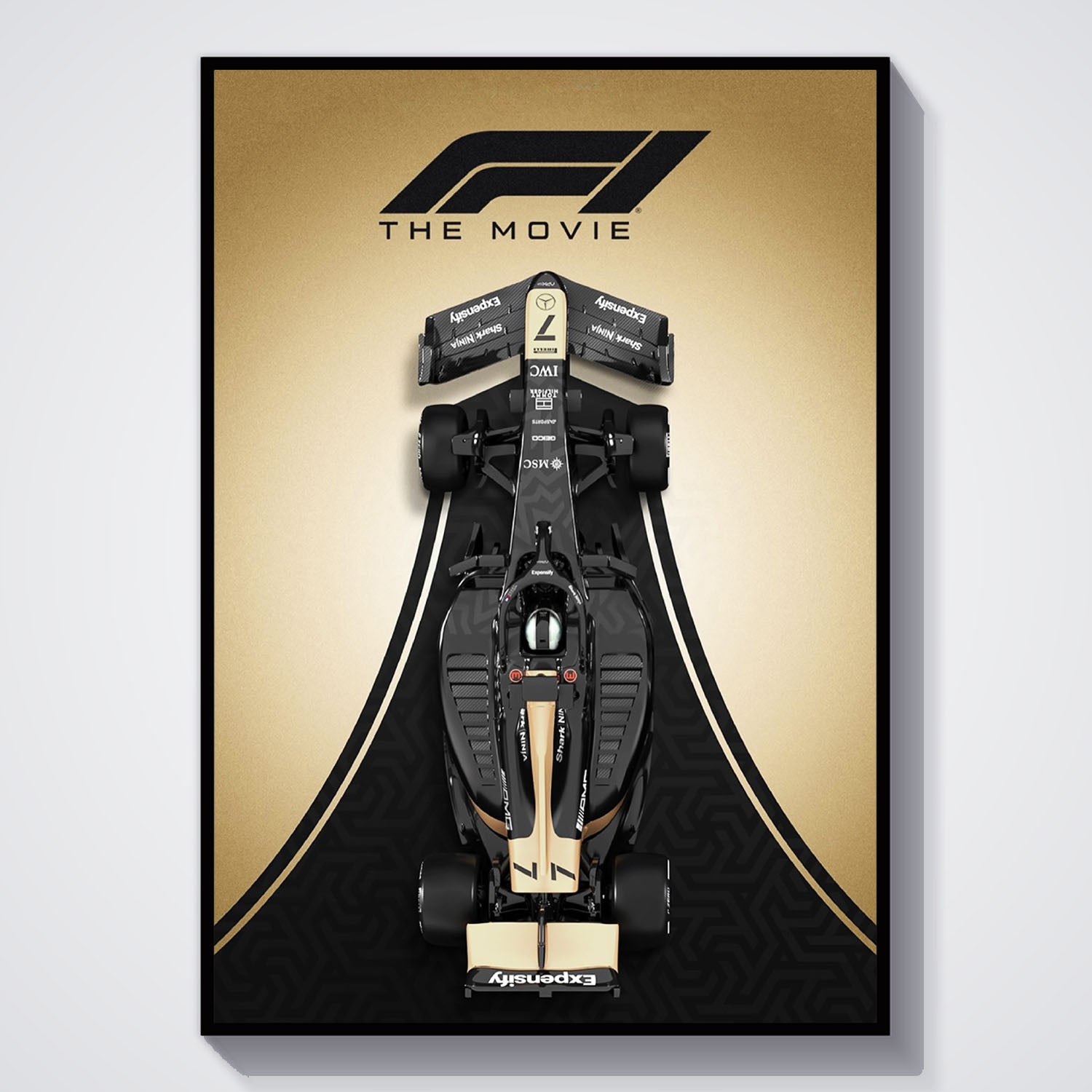 Flex Designs Poster F1 The Movie Car 11 x 17" Home Goods - Movie 2025 Movie Poster