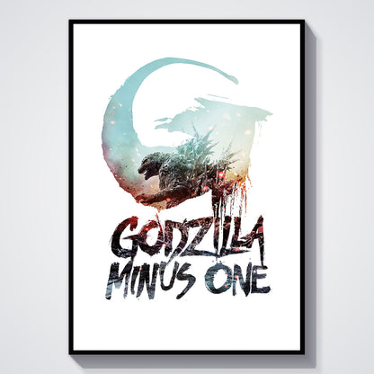 Flex Designs Poster Godzilla Minus One Simple 11 x 17" Home Goods - Movie 2023 Movie Poster