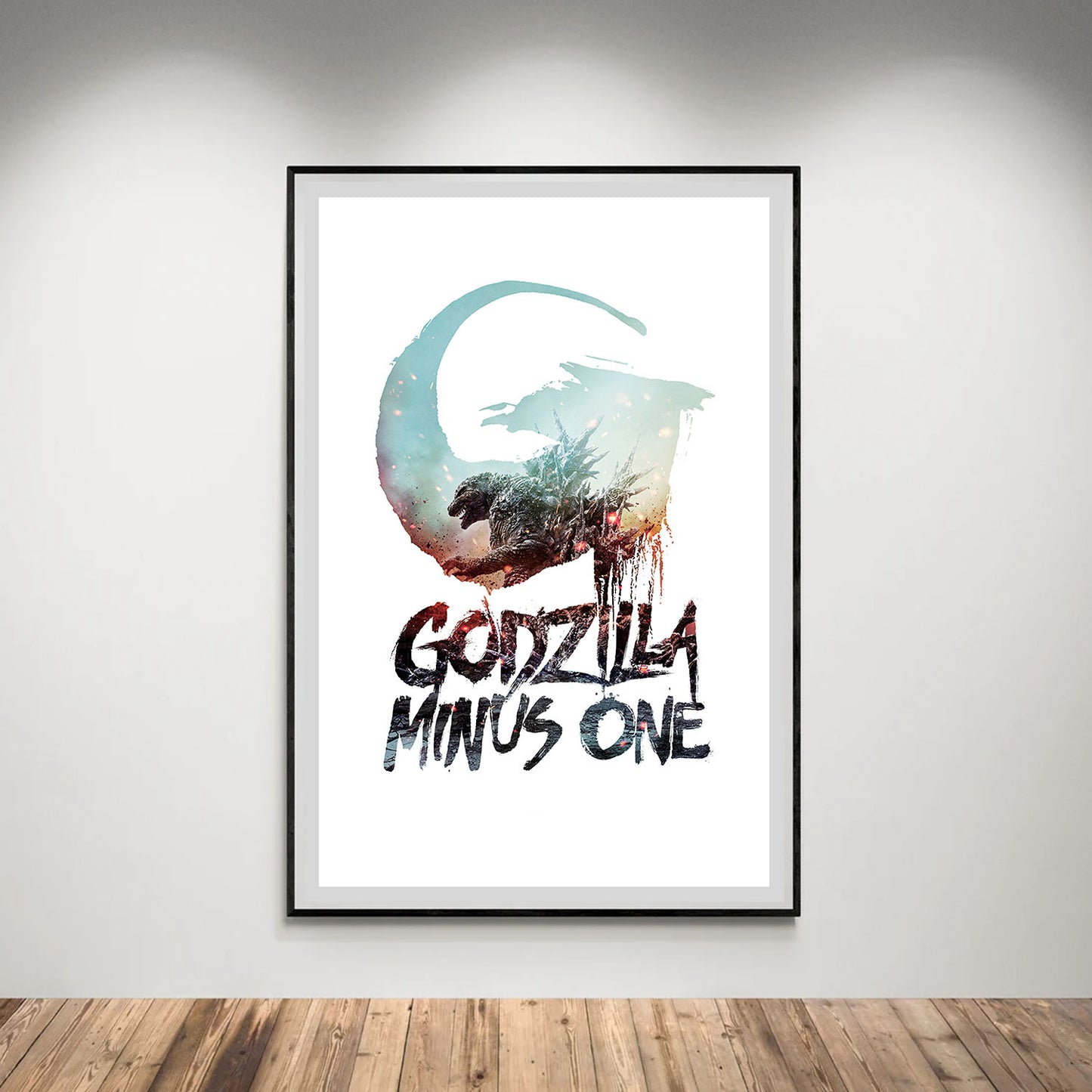 Flex Designs Poster Godzilla Minus One Simple 5 x 7" Home Goods - Movie 2023 Movie Poster