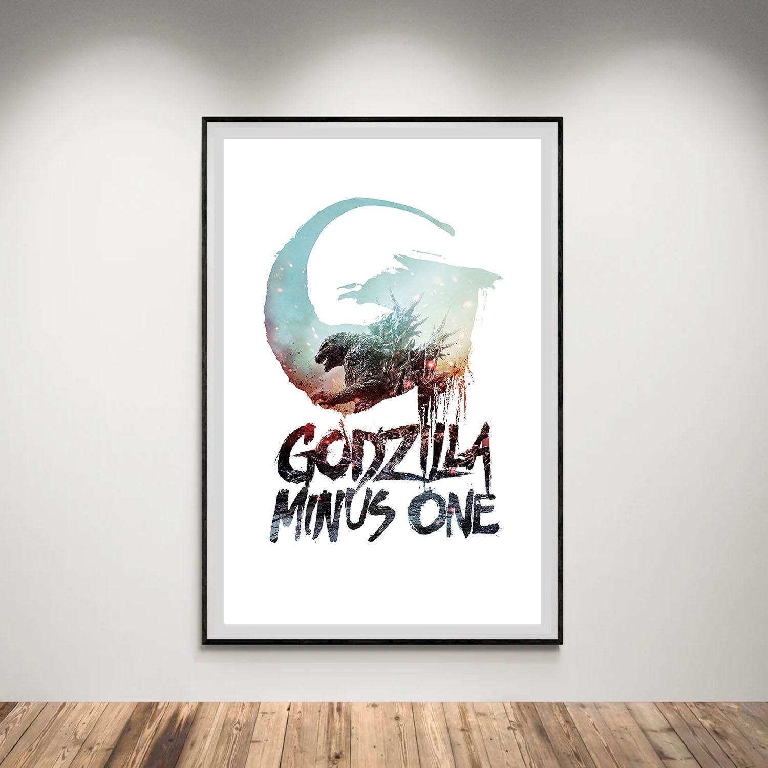Flex Designs Poster Godzilla Minus One Simple 5 x 7" Home Goods - Movie 2023 Movie Poster