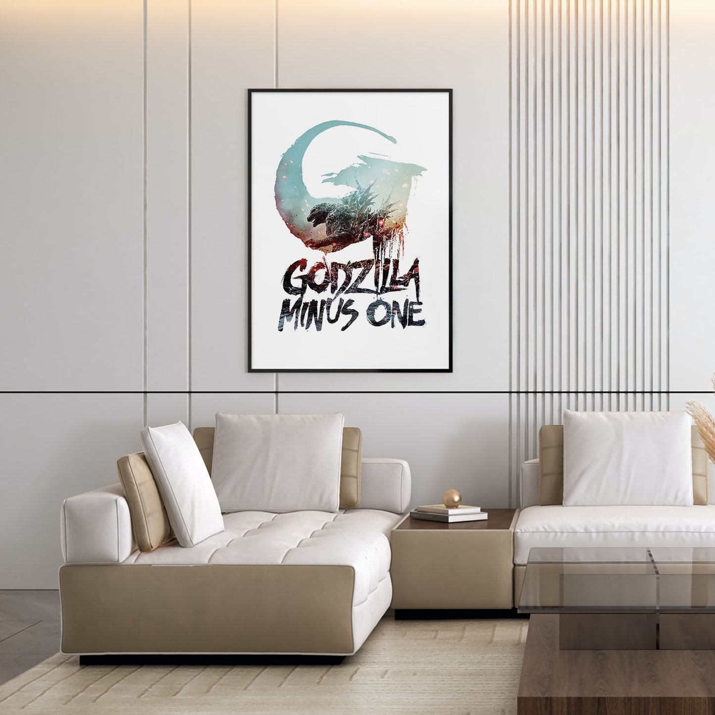 Flex Designs Poster Godzilla Minus One Simple 11 x 17" Home Goods - Movie 2023 Movie Poster