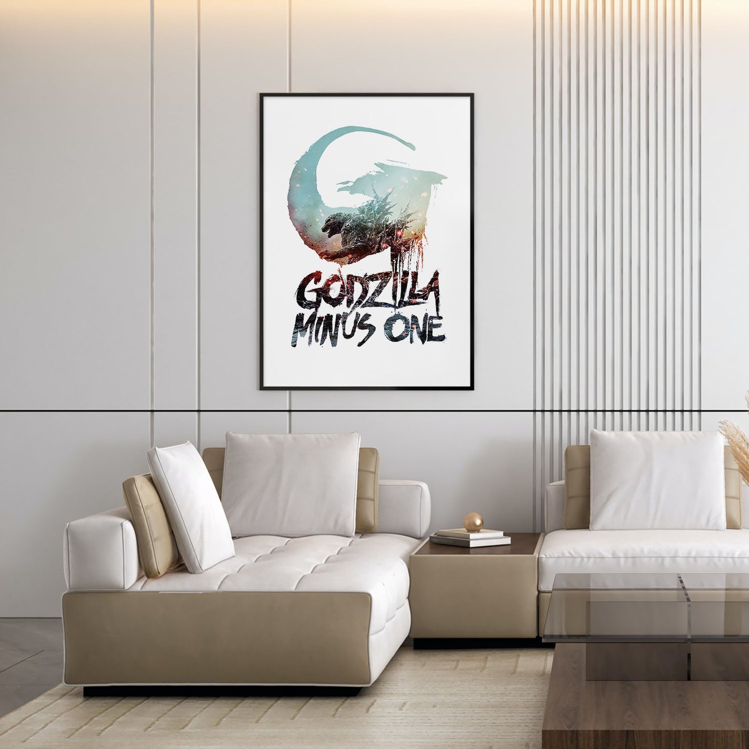 Flex Designs Poster Godzilla Minus One Simple 11 x 17" Home Goods - Movie 2023 Movie Poster