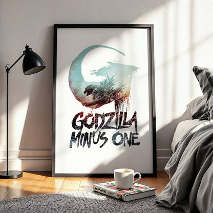 Flex Designs Poster Godzilla Minus One Simple 11 x 17" Home Goods - Movie 2023 Movie Poster