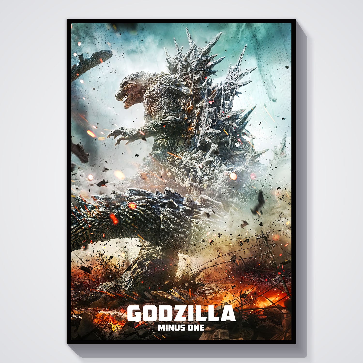 Flex Designs Poster Godzilla Minus One Theatrical 11 x 17" Home Goods - Movie 2023 Movie Poster