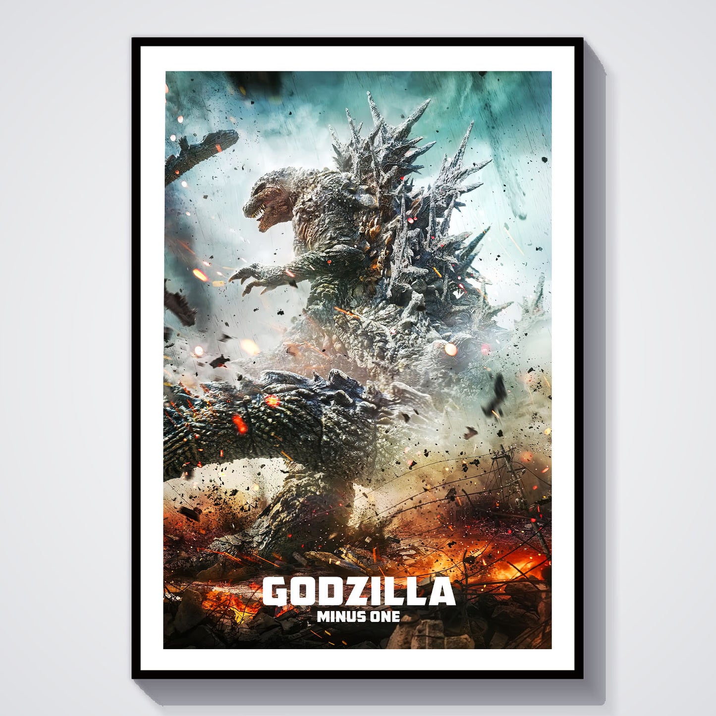 Flex Designs Poster Godzilla Minus One Theatrical 5 x 7" Home Goods - Movie 2023 Movie Poster