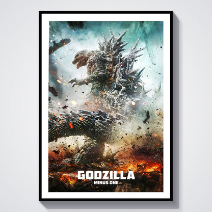 Flex Designs Poster Godzilla Minus One Theatrical 5 x 7" Home Goods - Movie 2023 Movie Poster