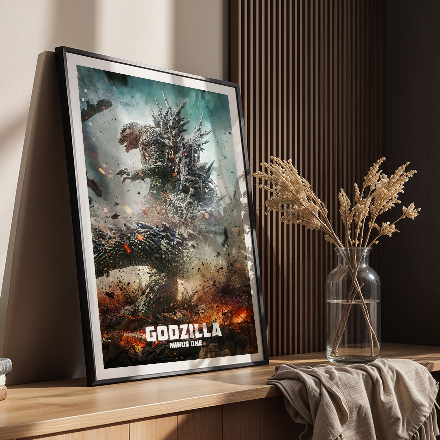 Flex Designs Poster Godzilla Minus One Theatrical 11 x 17" Home Goods - Movie 2023 Movie Poster