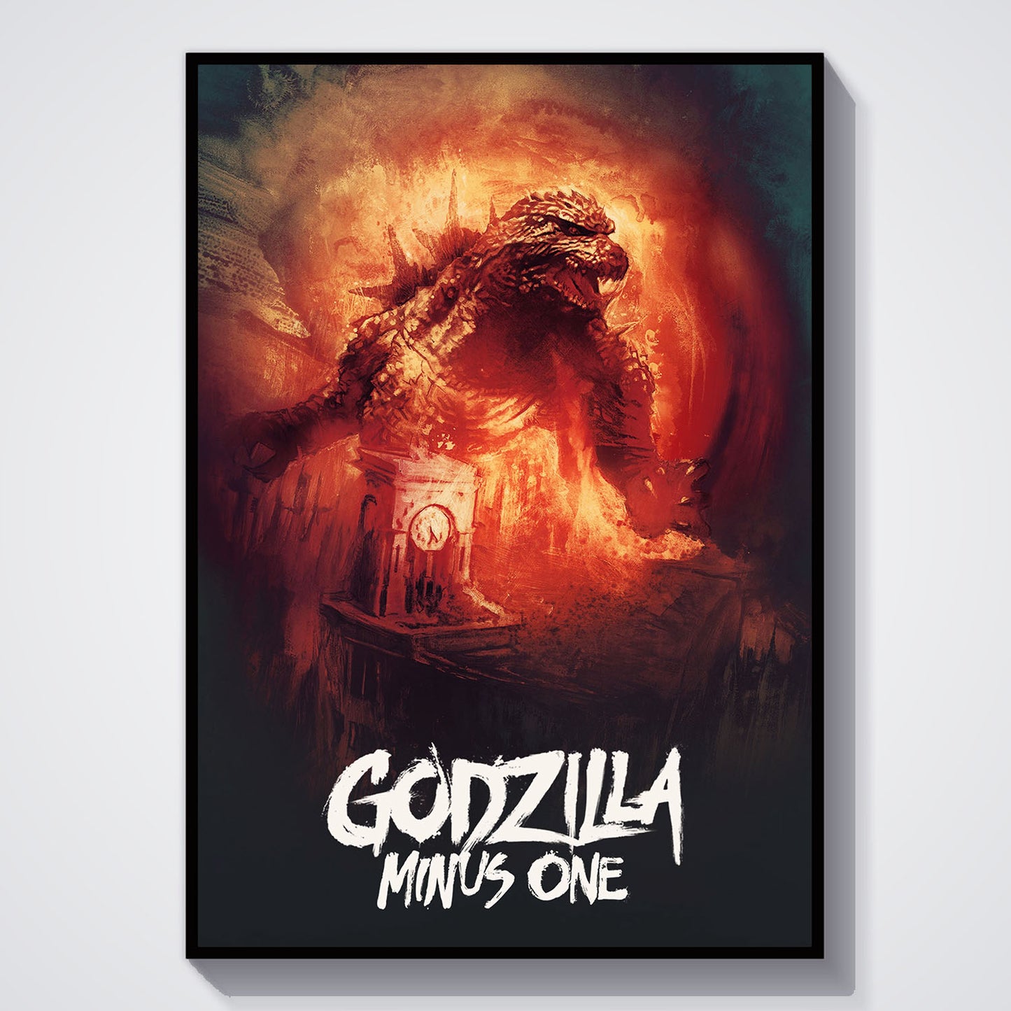 Flex Designs Poster Godzilla Minus One 11 x 17" Home Goods - Movie 2023 Movie Poster