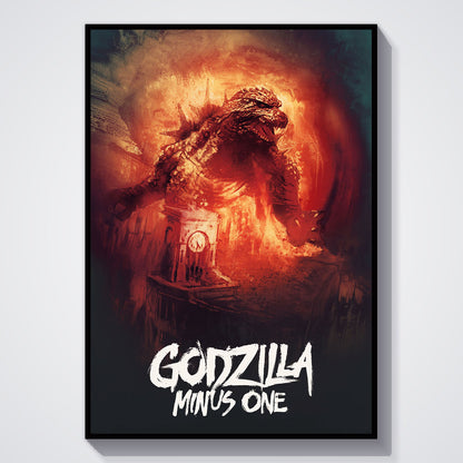 Flex Designs Poster Godzilla Minus One 11 x 17" Home Goods - Movie 2023 Movie Poster