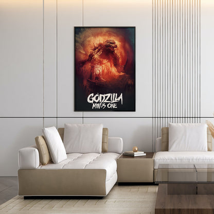 Flex Designs Poster Godzilla Minus One 11 x 17" Home Goods - Movie 2023 Movie Poster