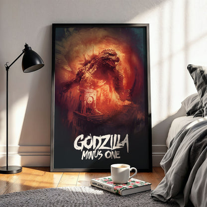 Flex Designs Poster Godzilla Minus One 11 x 17" Home Goods - Movie 2023 Movie Poster