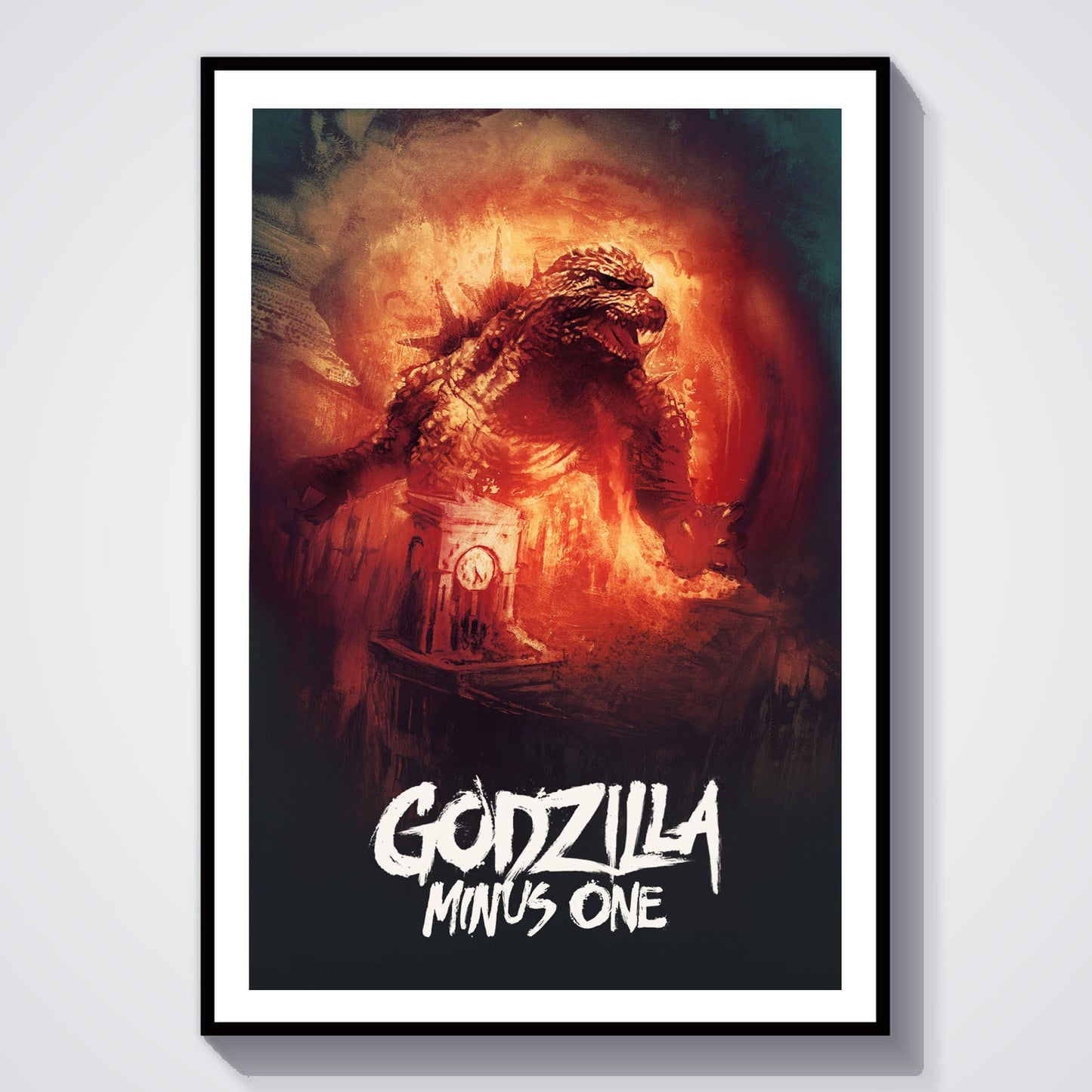 Flex Designs Poster Godzilla Minus One 5 x 7" Home Goods - Movie 2023 Movie Poster