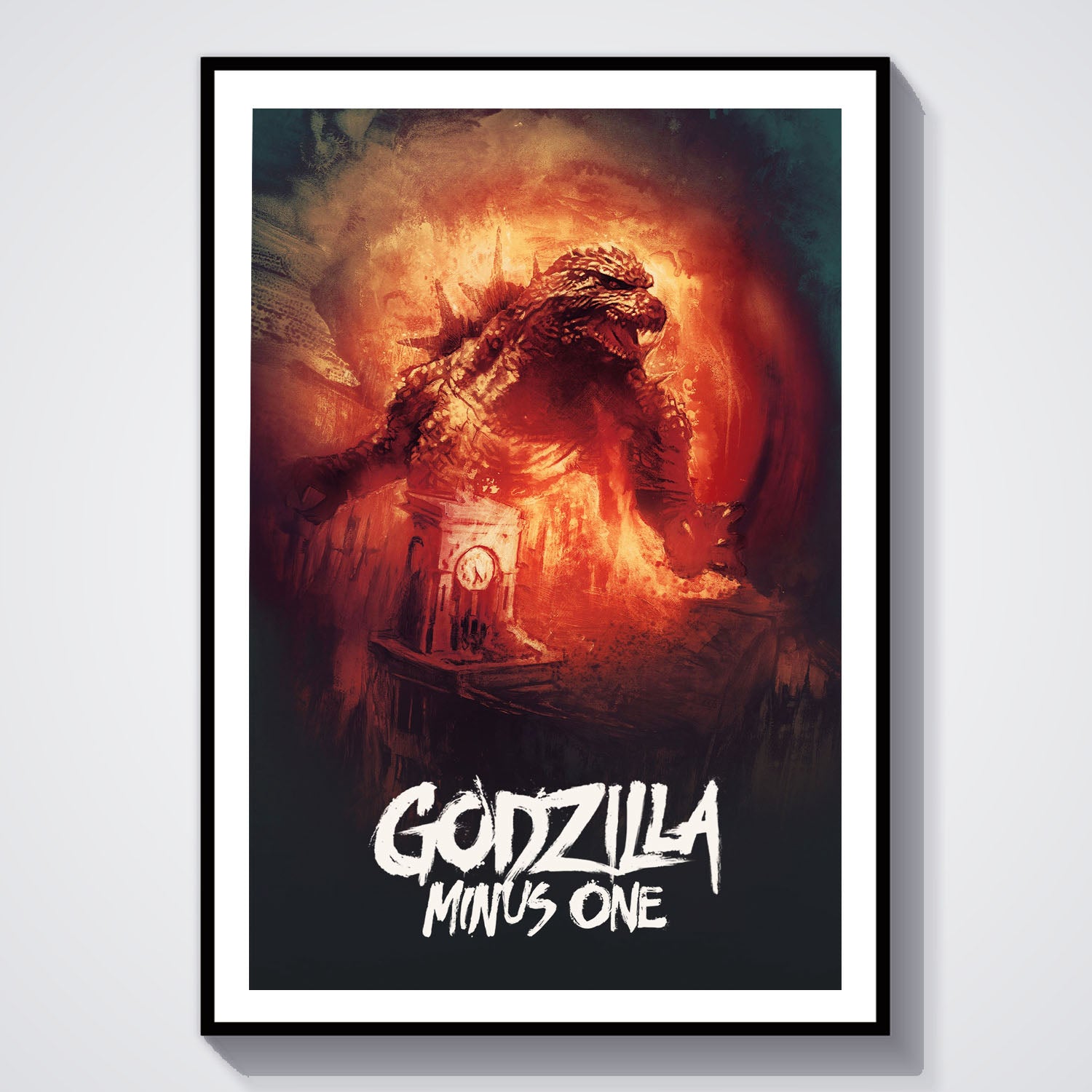 Flex Designs Poster Godzilla Minus One 5 x 7" Home Goods - Movie 2023 Movie Poster