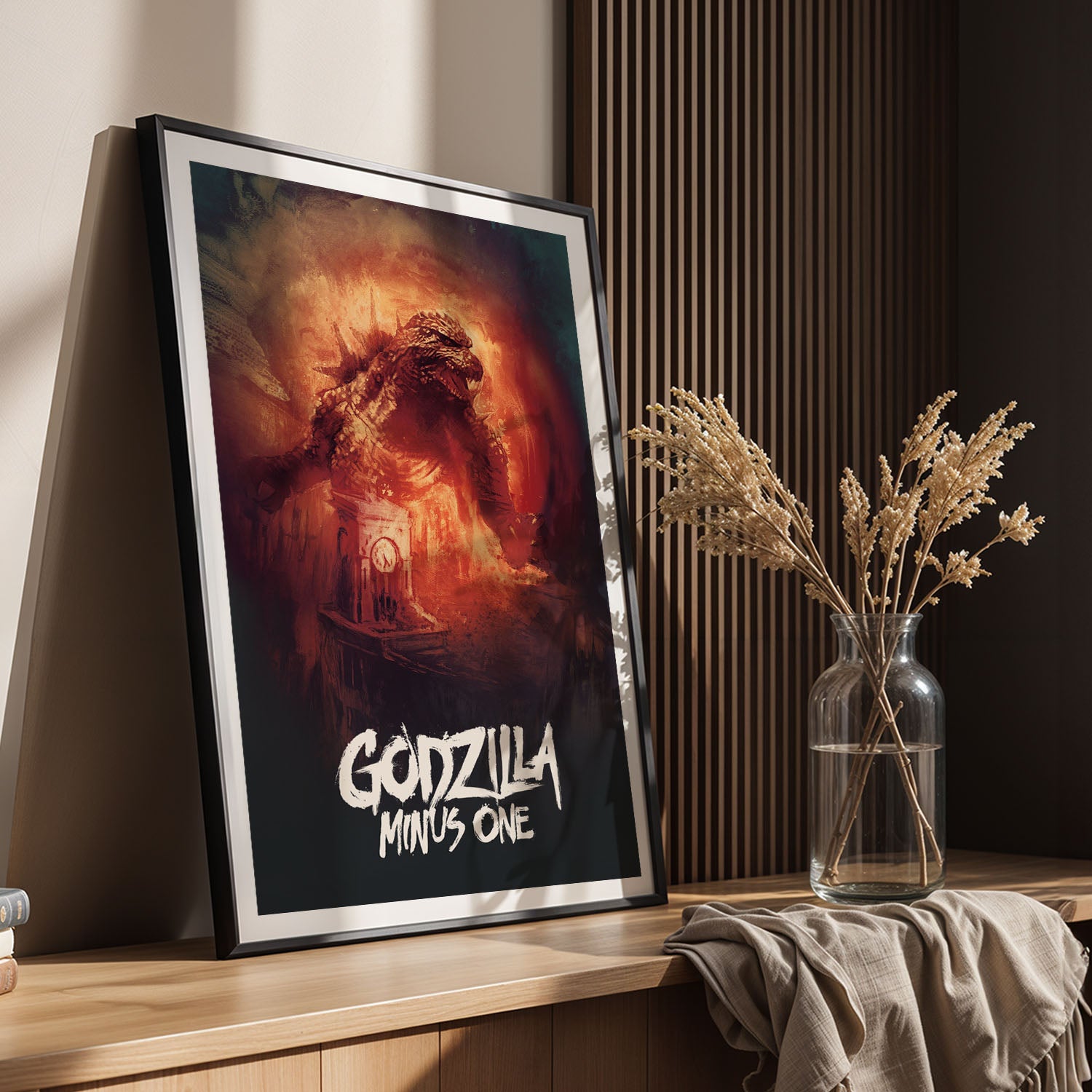 Flex Designs Poster Godzilla Minus One 11 x 17" Home Goods - Movie 2023 Movie Poster