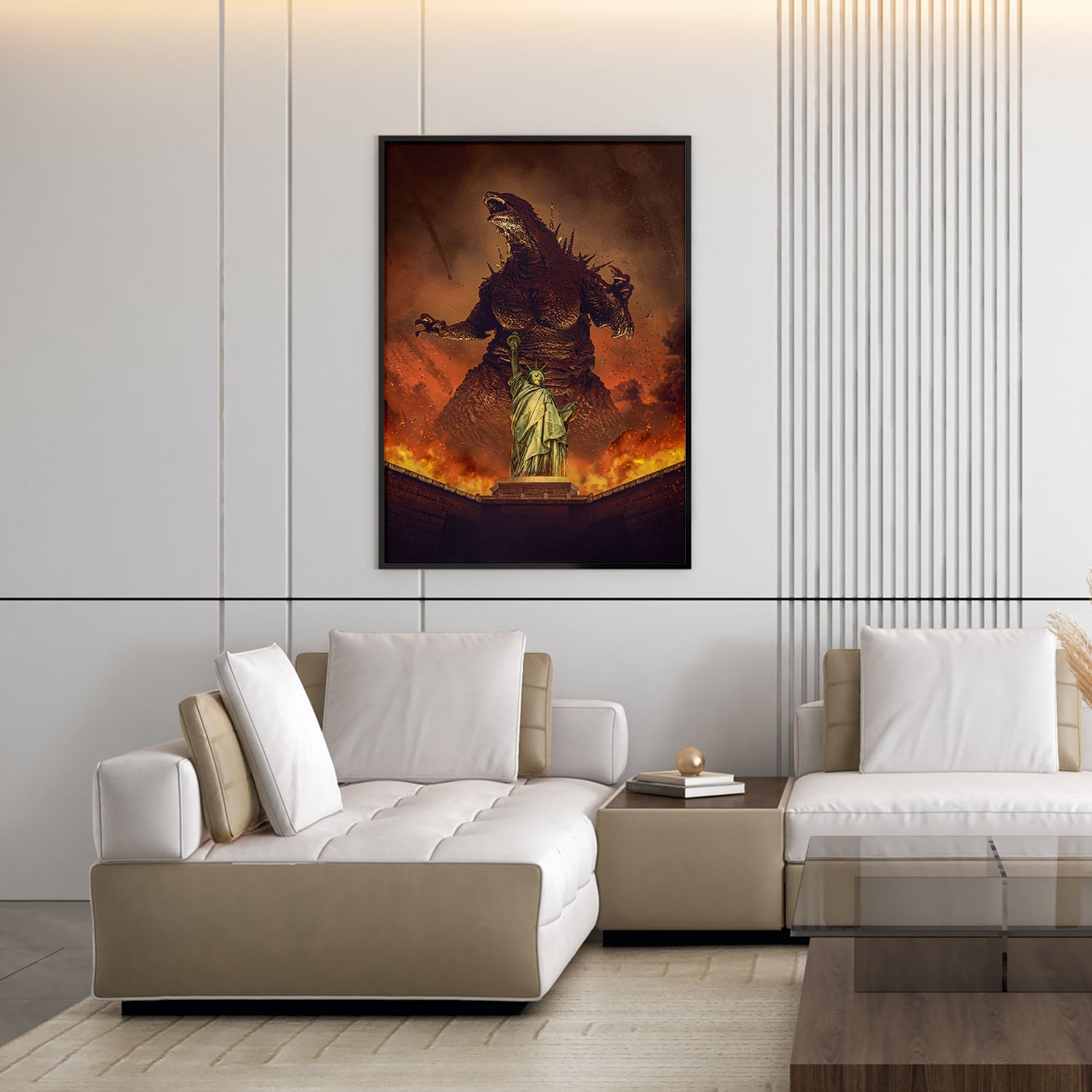 Flex Designs Poster Godzilla Minus Zero Key Art 11 x 17" Home Goods - Movie 2026 Movie Poster