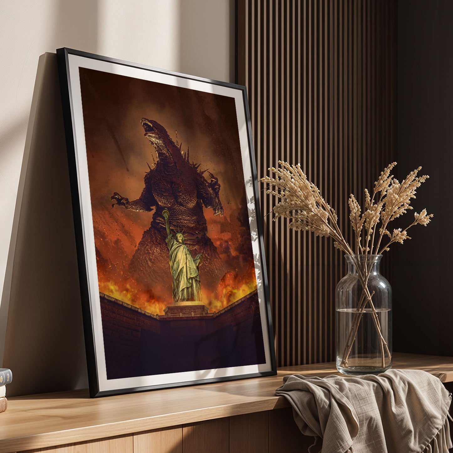 Flex Designs Poster Godzilla Minus Zero Key Art 11 x 17" Home Goods - Movie 2026 Movie Poster