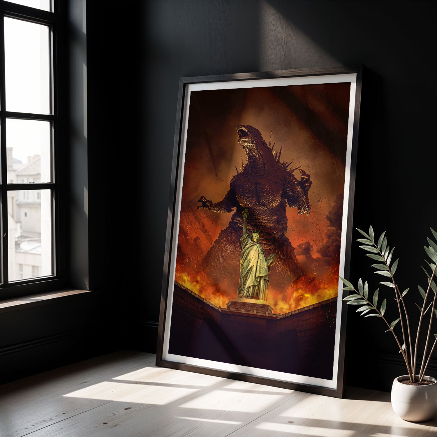 Flex Designs Poster Godzilla Minus Zero Key Art 5 x 7" Home Goods - Movie 2026 Movie Poster