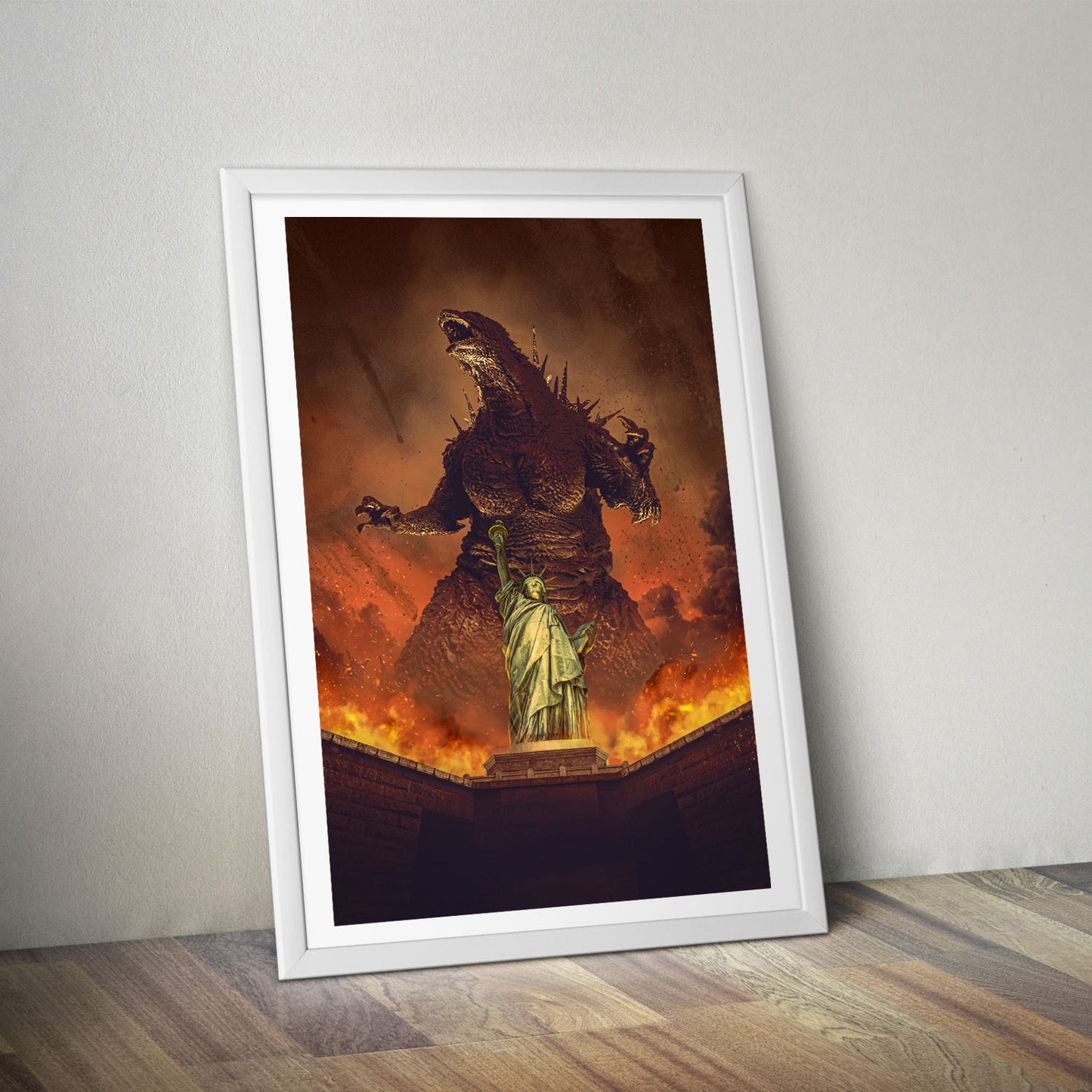 Flex Designs Poster Godzilla Minus Zero Key Art 5 x 7" Home Goods - Movie 2026 Movie Poster