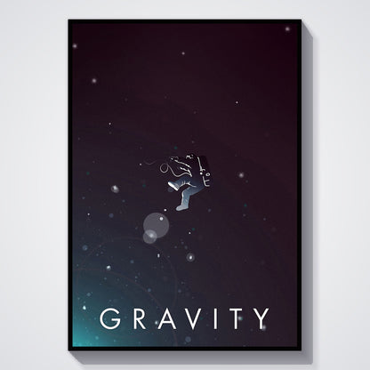Flex Designs Poster Gravity Minimalist 11 x 17" Home Goods - Movie 2013 Movie Poster