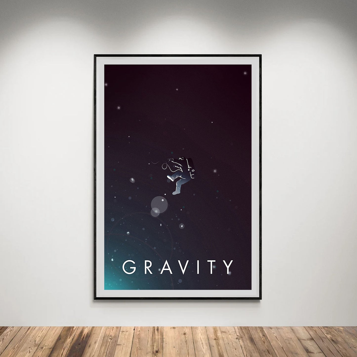 Flex Designs Poster Gravity Minimalist 5 x 7" Home Goods - Movie 2013 Movie Poster