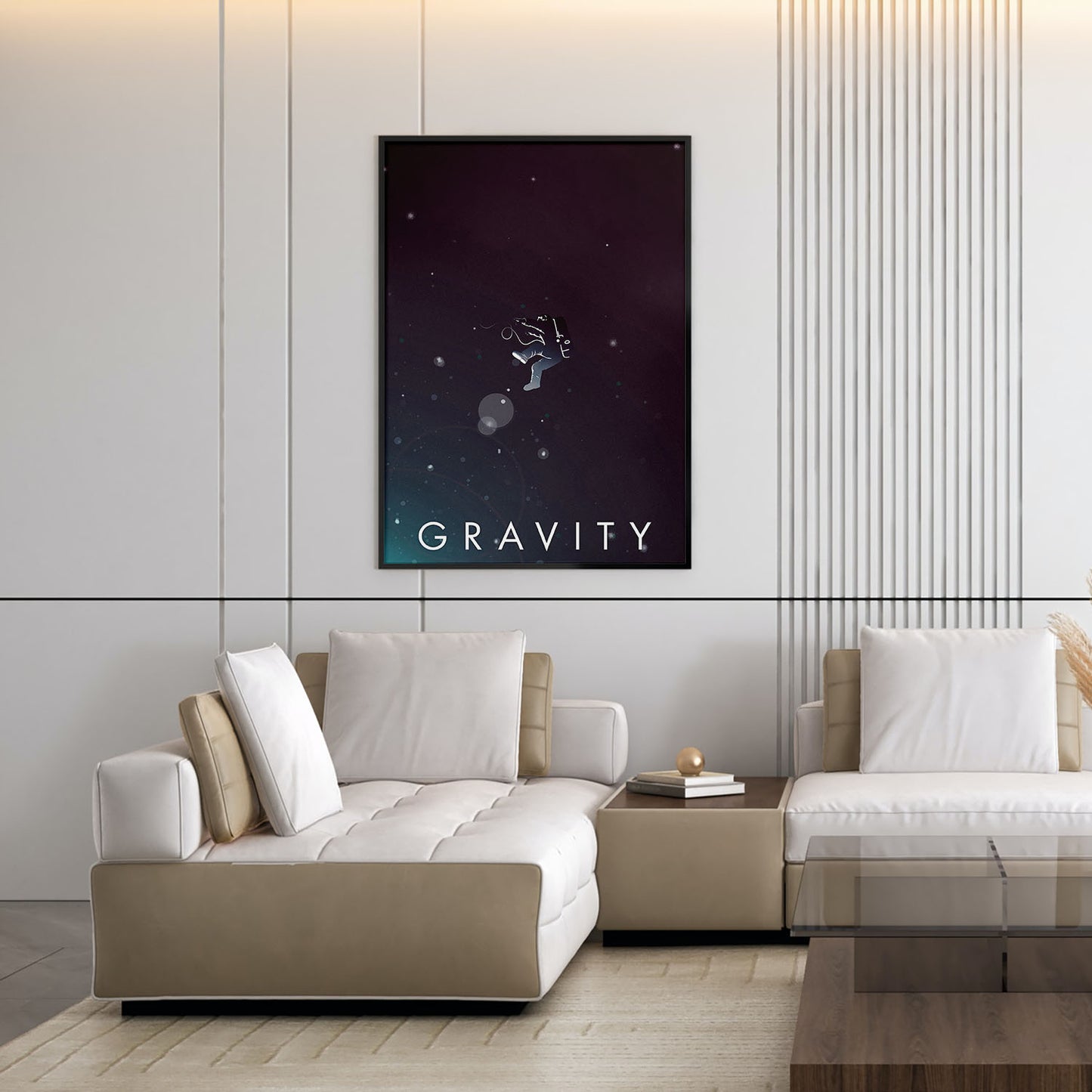 Flex Designs Poster Gravity Minimalist 11 x 17" Home Goods - Movie 2013 Movie Poster