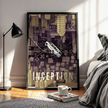 Flex Designs Poster Inception Simple 11 x 17" Home Goods - Movie 2010 Movie Poster
