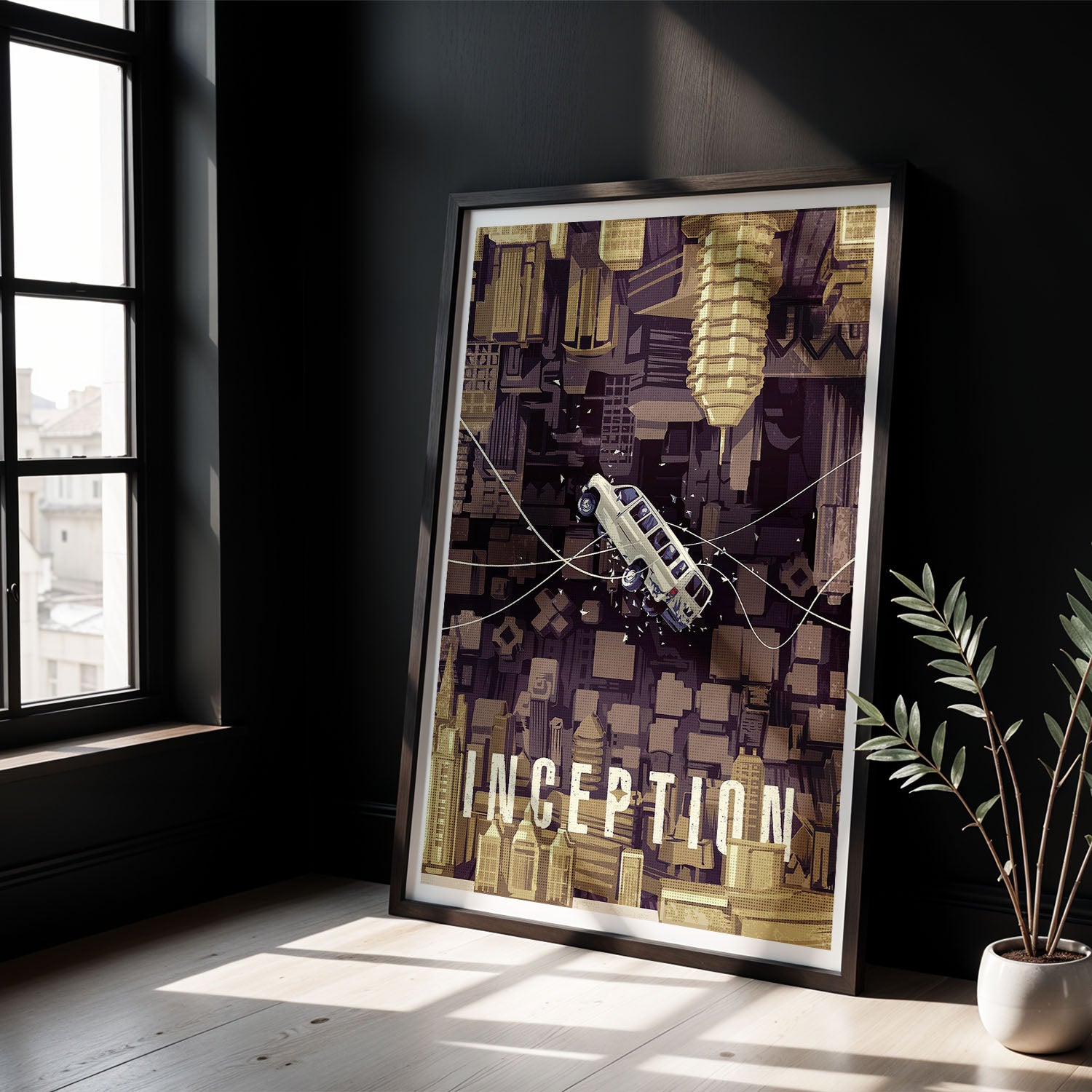 Flex Designs Poster Inception Simple 5 x 7" Home Goods - Movie 2010 Movie Poster