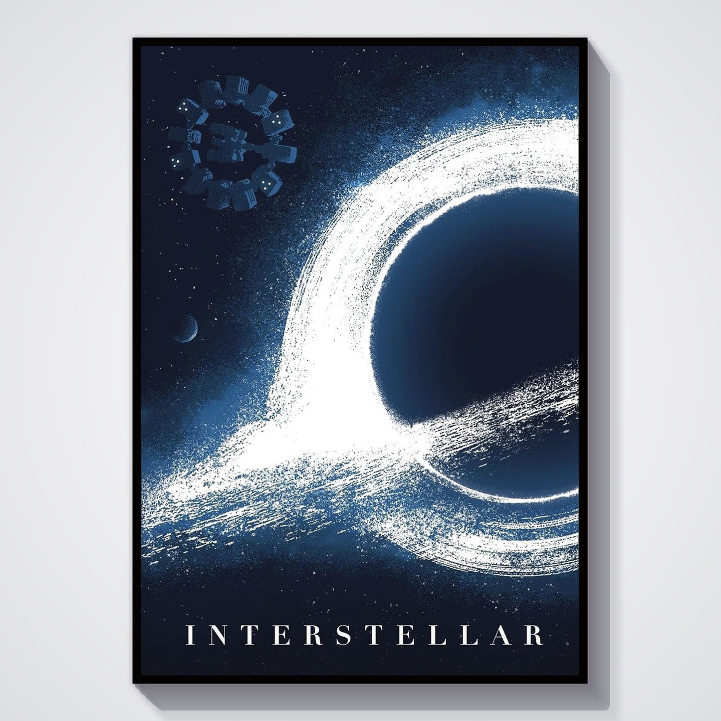 Flex Designs Poster Interstellar Key Art 11 x 17" Home Goods - Movie 2014 Movie Poster