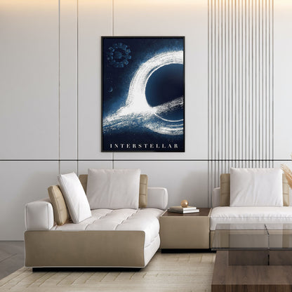 Flex Designs Poster Interstellar Key Art 11 x 17" Home Goods - Movie 2014 Movie Poster