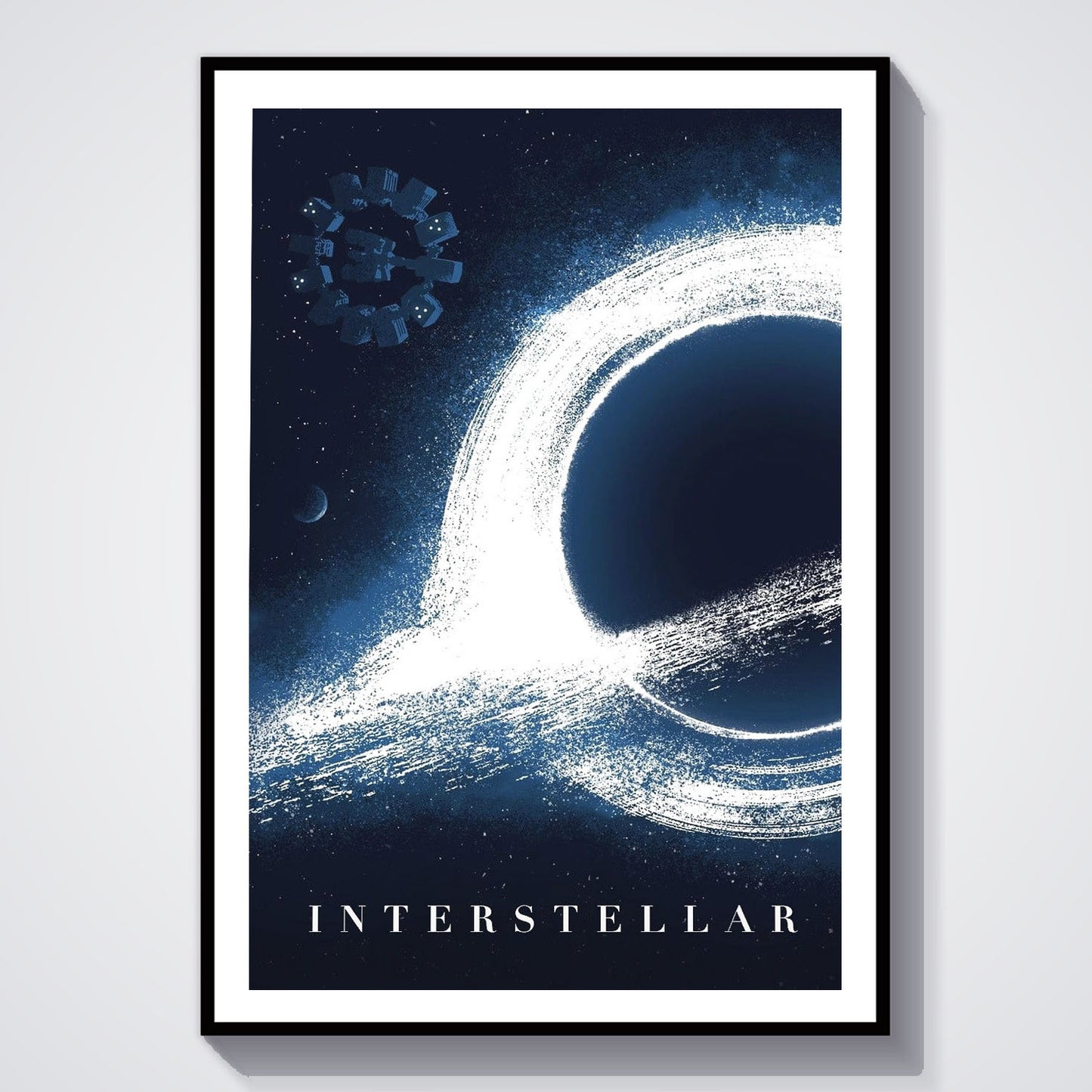Flex Designs Poster Interstellar Key Art 5 x 7" Home Goods - Movie 2014 Movie Poster